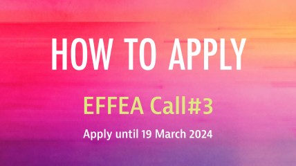 EFFEA Call #3: How to apply