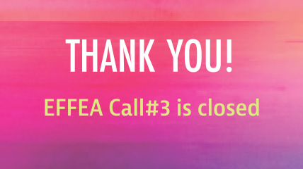 EFFEA Call #3: Thank you!
